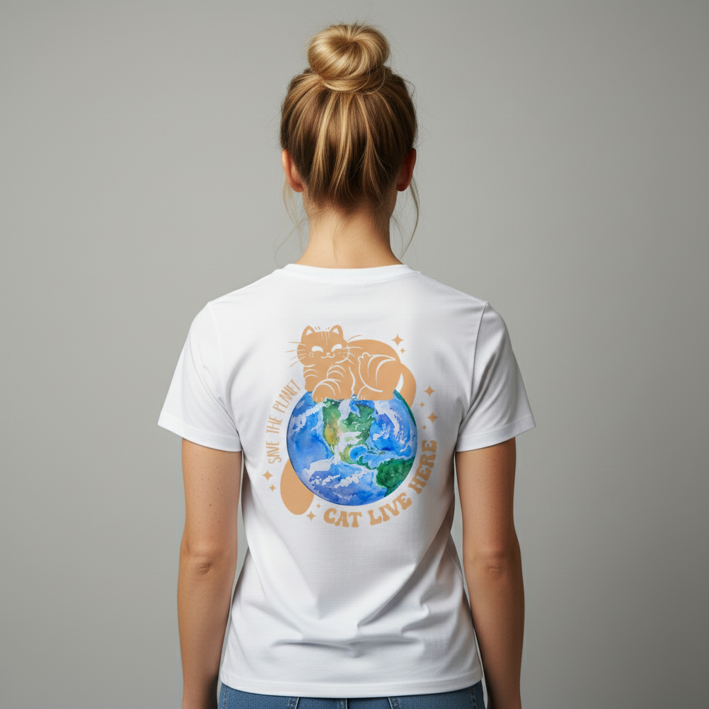 Save the Planet  T-Shirt BackPrint