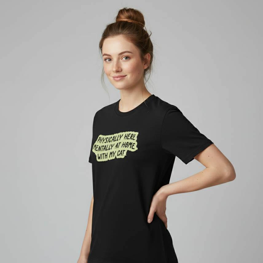 Mentally with my Cat T-Shirt