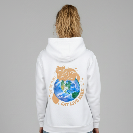 Save the Planet  Hoodie BackPrint
