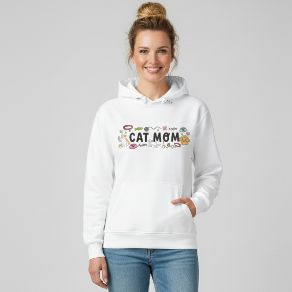 Cat Mom Chaotic Hoodie