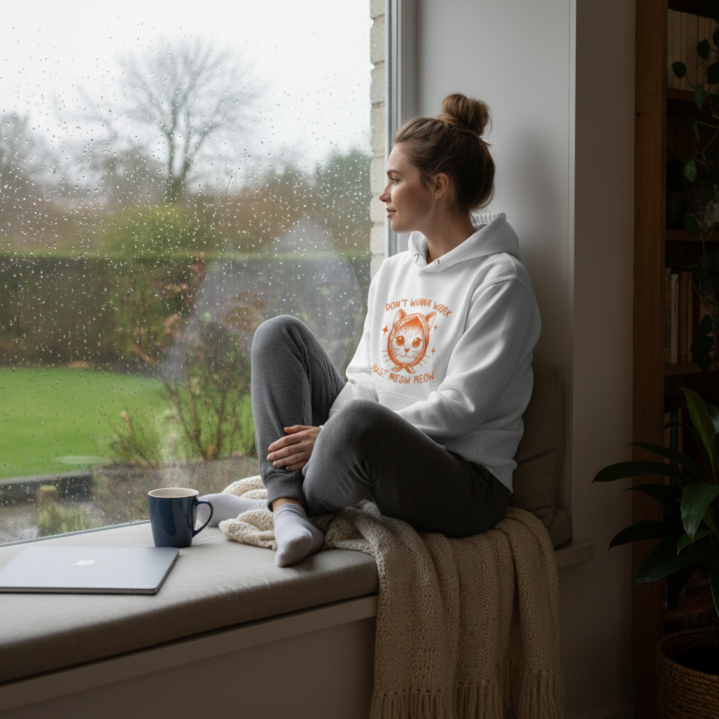 Don't wanna work Hoodie