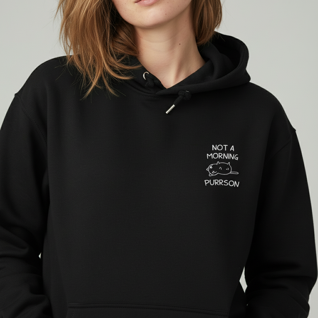 Not a morning Purrson Hoodie