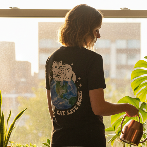 Save the Planet  T-Shirt BackPrint