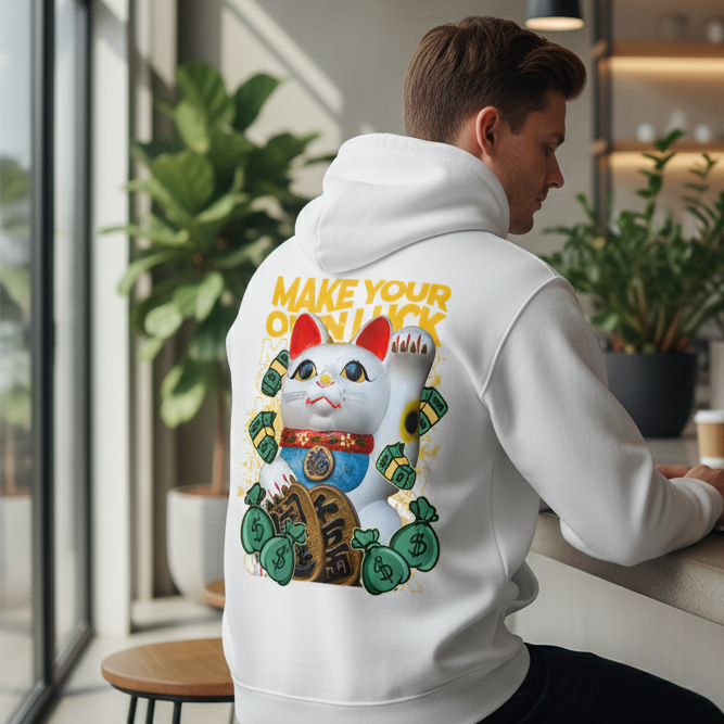 Make your own Luck Hoodie BackPrint