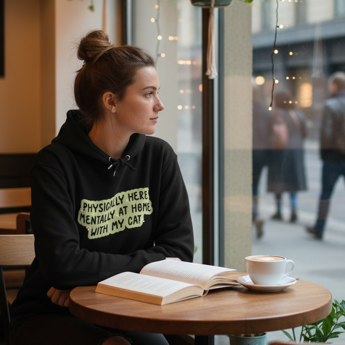 Mentally with my Cat Hoodie