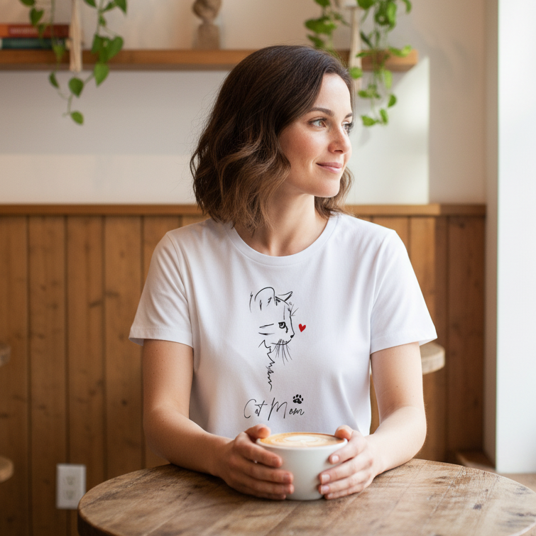 Cat Mom T-Shirt